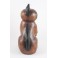 Chat assis sculpté en bois de Suar - 23x14