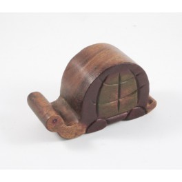 Porte Téléphone Tortue en bois de suar