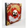 Tableau Carpe Koï Ying Yang Rouge et Or / Argent - 30x30 - TB035