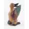 Canard sculpté en bois de Suar - 23x16