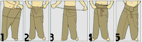 Pantacourt de Pêcheur Thai / Thai Fisherman Pant